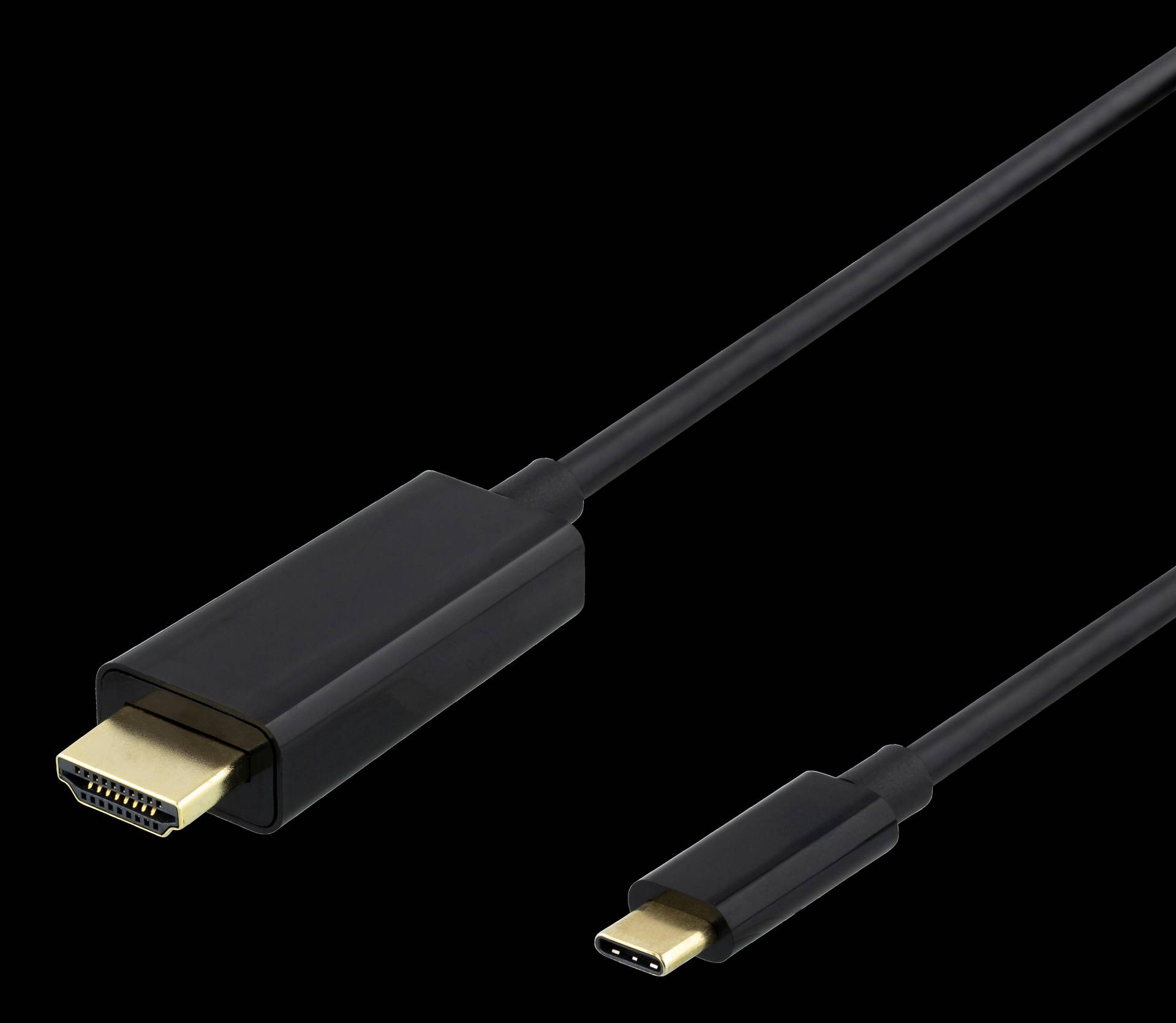DELTACO USB-C to HDMI cable, 2m, 4K@60 (USBC-HDMI-1020) von Deltaco