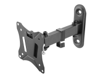 Deltaco ARM-0250, 25 kg, 33 cm (13 Zoll), 68,6 cm (27 Zoll), 75 x 75 mm, 100 x 100 mm, Schwarz von Deltaco