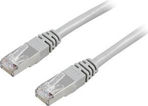 Deltaco FTP Cat5e - 10m Netzwerkkabel Grau (10-STP) von Deltaco