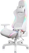 Deltaco GAM-080 Gamingstuhl Kunstleder m. RGB LED weiß (GAM-080-W) von Deltaco