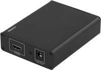 Deltaco HDMI-VGA Videokabel-Adapter HDMI Typ A (Standard) VGA (D-Sub) + 3.5mm Schwarz (HDMI-VGA) von Deltaco