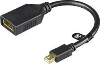 Deltaco MDP-DP1 Videokabel-Adapter 0,2 m DisplayPort Mini DisplayPort Schwarz (MDP-DP1) von Deltaco