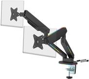 Deltaco Monitorhalt. m. Federung f. 2 Mon. RGB schwarz (GAM-135) von Deltaco