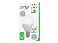 Deltaco SH-LE14G45W, Intelligentes Leuchtmittel, Transparent, Weiß, WLAN, LED, E14, Weiß von Deltaco