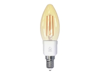 Deltaco SH-LFE14C35, Intelligentes Leuchtmittel, WLAN, LED, E14, E14, Weiß, Gelb von Deltaco