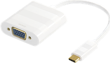 Deltaco USBC-VGA1 Videokabel-Adapter 0,1 m USB Typ-C VGA (D-Sub) Weiß (USBC-VGA1) von Deltaco