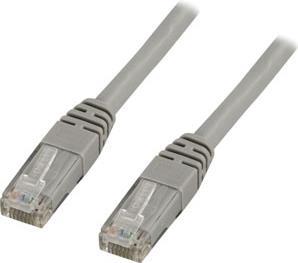 Deltaco UTP Cat5e - 25m Netzwerkkabel Grau (25-TP) von Deltaco