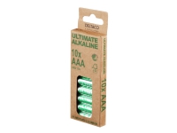 Deltaco Ultimate Alkaline AAA, Einwegbatterie, AAA, Alkali, 1,5 V, 10 Stück(e), Cd (cadmium), Hg (Quecksilber), Pb (Blei) von Deltaco