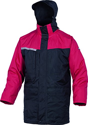 Delta Plus ALASKROPT Parka aus Polyester mit PVC-Beschichtung, Rot-Marineblau, S von Deltaplus