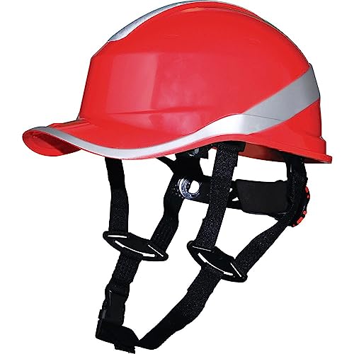 Delta Plus DIAM5UPROFL Form Baseball Industrieschutzhelm + Kinnriemen - Rotor-System, Rot, Größe Einstellbar Delta Plus DIAM5UPROFL Form Baseball Industrieschutzhelm + Kinnriemen - Rotor-System, Rot, Größe Einstellbar von Deltaplus