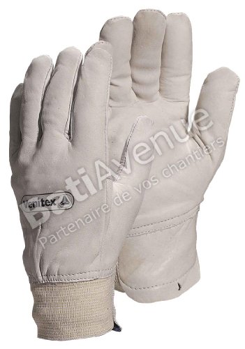 Delta Plus GFA40211 Handschuh Ganz aus Lammsnarbenleder, Grau, 11 von Deltaplus