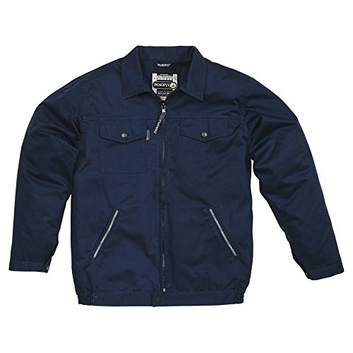 Delta Plus M1VESBBGTP Mach1 Arbeitsjacke aus Polyester Baumwolle, Bugattiblau, L von Deltaplus