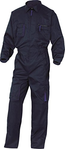 Delta Plus M2COMBM3X Mach2 Arbeitskombination aus Polyester Baumwolle, Marineblau-Königsblau, 3XL von Deltaplus