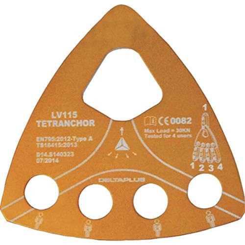 Delta Plus TC049 Rettungsset: 1 LV115 + 1 TC015 +3 TC005 + 1 TC001 + Am002X5 + 1 AM025 + 1 TC008, Sortierte Farben, Einzelgrösse von Deltaplus