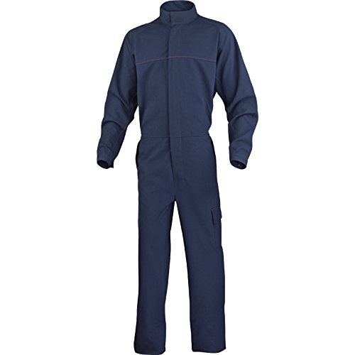 Delta Plus TONC3BM4X Arbeitsoverall aus Modalkrylnetz/Baumwolle, Marineblau, 4XL von Deltaplus