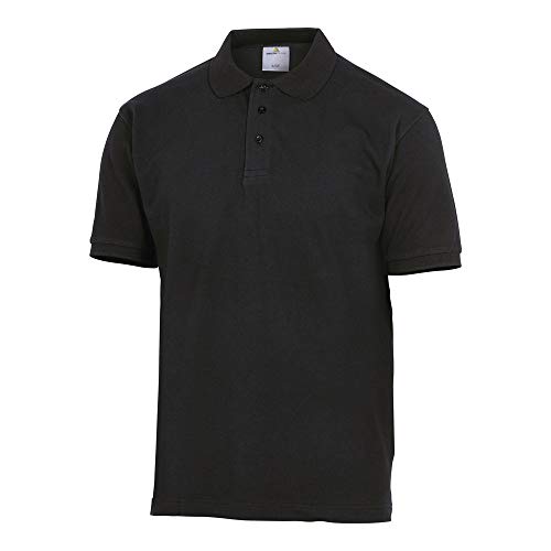 Deltaplus AGRANOPT Poloshirt Piqué-Strick 100% Baumwolle 200 G/M², Schwarz, Größe S Deltaplus AGRANOPT Poloshirt Piqué-Strick 100% Baumwolle 200 G/M², Schwarz, Größe S von Deltaplus