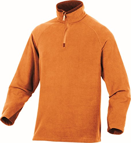 Deltaplus ALMAORGT Unterziehpulli Aus Polyester-Fleece, Orange, Größe L von Deltaplus