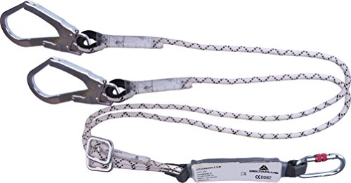 Deltaplus AN218RCDD Bandfalldämpfer Aus Verstellbares Doppelseil 1,5 Bis 2 M + 2 Am022 + 1 Am002, Weiß-Schwarz, Größe 1,50 bis 2 m Deltaplus AN218RCDD Bandfalldämpfer Aus Verstellbares Doppelseil 1,5 Bis 2 M + 2 Am022 + 1 Am002, Weiß-Schwarz, Größe 1,50 bis 2 m von Deltaplus