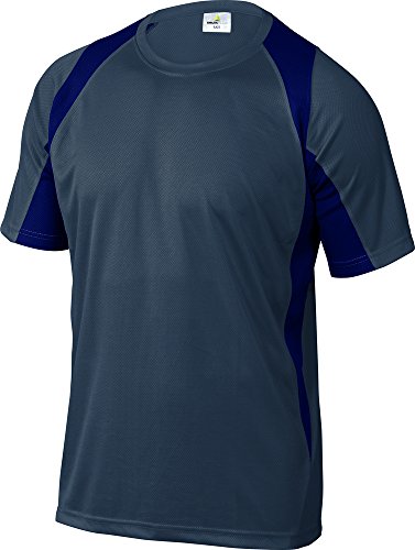 Deltaplus BALIGMGT T-Shirt 100% Polyester, Grau-Marineblau, Größe L von Deltaplus