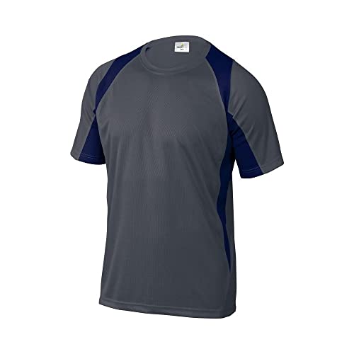 Deltaplus BALIGMXG T-Shirt 100% Polyester, Grau-Marineblau, Größe XL Deltaplus BALIGMXG T-Shirt 100% Polyester, Grau-Marineblau, Größe XL von Deltaplus