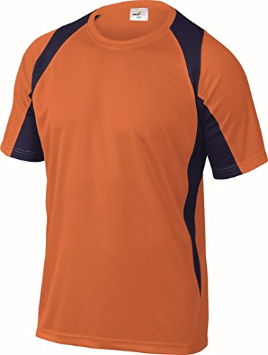 Deltaplus BALIOMXG T-Shirt 100% Polyester, Orange-Marineblau, Größe XL von Deltaplus