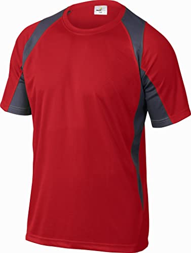 Deltaplus BALIRGGT T-Shirt 100% Polyester, Rot-Grau, Größe L Deltaplus BALIRGGT T-Shirt 100% Polyester, Rot-Grau, Größe L von Deltaplus