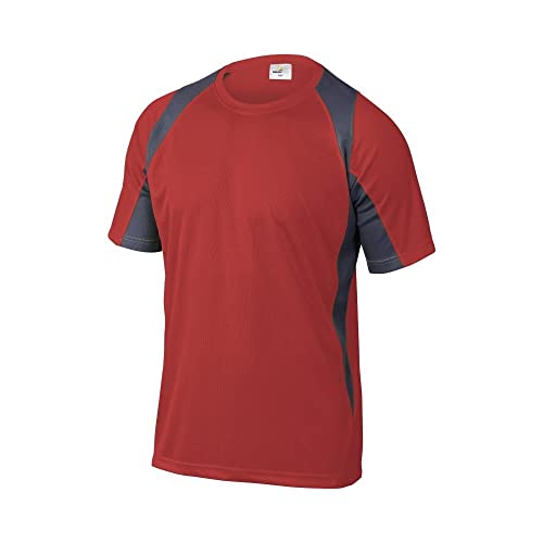 Deltaplus BALIRGXG T-Shirt 100% Polyester, Rot-Grau, Größe XL Deltaplus BALIRGXG T-Shirt 100% Polyester, Rot-Grau, Größe XL von Deltaplus