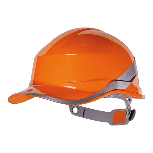 Deltaplus DIAM5ORFL Form Baseball Industrieschutzhelm, Orange, Größe Einstellbar von Deltaplus