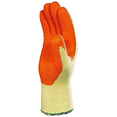 Deltaplus DPVE730OR08 Strickhandschuh Polycotton - Handfläche Mit Latex-Beschichtung, Gelb-Orange, Größe 08 Deltaplus DPVE730OR08 Strickhandschuh Polycotton - Handfläche Mit Latex-Beschichtung, Gelb-Orange, Größe 08 von Deltaplus