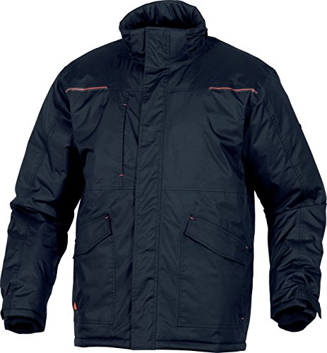 Deltaplus EDSONNOGT Parka Aus Polyester Pongee Mit Pvc-Beschichtung, Schwarz, Größe L von Deltaplus