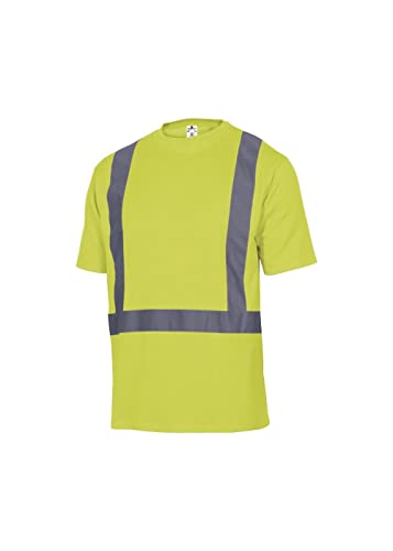 Deltaplus FEEDEJATM Warnschutz T-Shirt Aus Polyester/Baumwolle, Neongelb, Größe M von Deltaplus