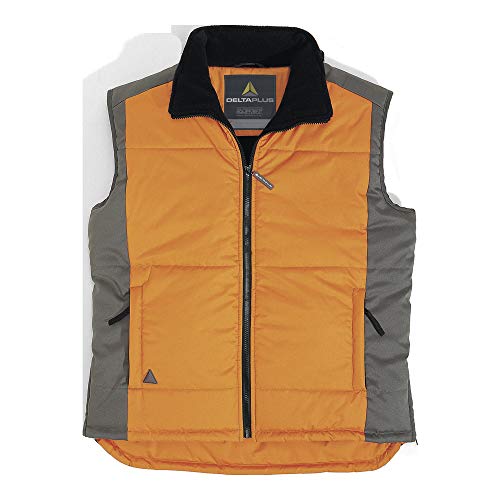 Deltaplus FIDJIORXX Weste Aus Polyester Mit Pvc-Beschichtung, Orange-Grau, Größe XXL Deltaplus FIDJIORXX Weste Aus Polyester Mit Pvc-Beschichtung, Orange-Grau, Größe XXL von Deltaplus