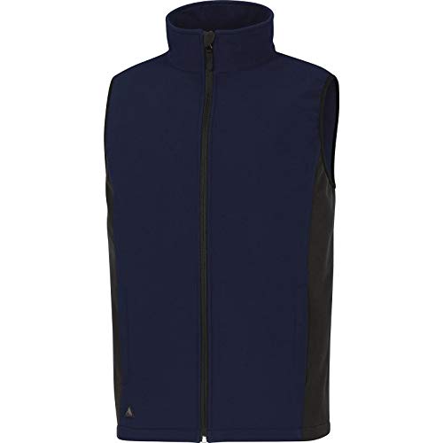 Deltaplus HALDEBM3X Weste Aus Softshell-Polyester, 3-Lagig Laminiert, Marineblau, Größe 3XL von Deltaplus