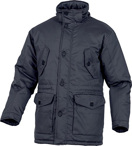 Deltaplus HAMPTGJ3X Parka Aus Polyester / Baumwolle, Grau-Gelb, Größe 3XL von Deltaplus