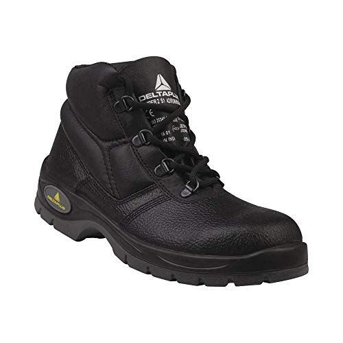 Deltaplus JUMP2S1NO40 Hohe Schnürschuhe Aus Pigmentiertes Crouponleder - S1 Src, Schwarz, Größe 40 Deltaplus JUMP2S1NO40 Hohe Schnürschuhe Aus Pigmentiertes Crouponleder - S1 Src, Schwarz, Größe 40 von Deltaplus
