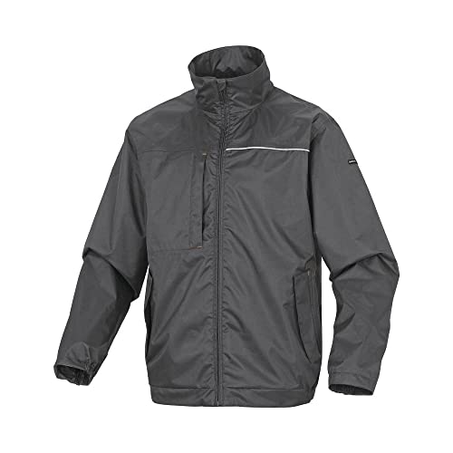 Deltaplus LITEGRTM Blouson Aus Polyester Mit Pvc-Beschichtung, Grau-Orange, Größe M von Deltaplus