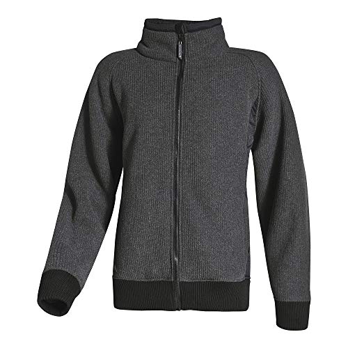 Deltaplus LURGAGR3X Jacke Aus Polyester-Polarwolle, Grau, Größe 3XL von Deltaplus