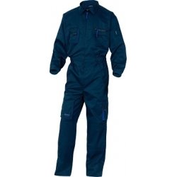 Deltaplus M2COMBM3X Mach2 Arbeitskombination Aus Polyester Baumwolle, Marineblau-Königsblau, Größe 3XL von Deltaplus