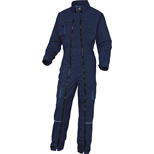 Deltaplus M2CZ2BMGT Mach2 Arbeitskombination Aus Polyester/Baumwolle - Doppelter Reissverschluss, Marineblau-Königsblau, Größe L Deltaplus M2CZ2BMGT Mach2 Arbeitskombination Aus Polyester/Baumwolle - Doppelter Reissverschluss, Marineblau-Königsblau, Größe L von Deltaplus