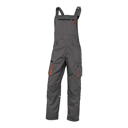 Deltaplus M2SA2GRTM Mach2 Arbeitsanzug Aus Polyester/Baumwolle, Grau-Orange, Größe M von Deltaplus