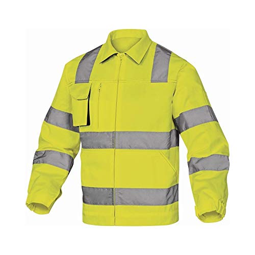 Deltaplus M2VHVJGXX Mach2 Hochsichtbarer Arbeitsjacke Aus Baumwolle / Polyester, Neongelb-Grau, Größe XXL Deltaplus M2VHVJGXX Mach2 Hochsichtbarer Arbeitsjacke Aus Baumwolle / Polyester, Neongelb-Grau, Größe XXL von Deltaplus