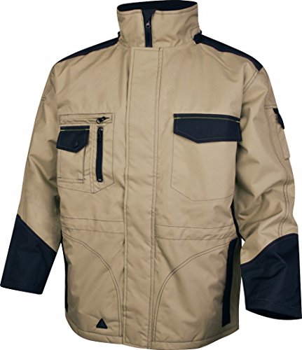 Deltaplus M5PARBNTM Mach Spirit Parka Aus Polyester-Oxford Beschichtet Mit Pu, Beige-Schwarz, Größe M von Deltaplus