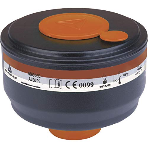 Deltaplus M9000EAB2P3 Schachtel Mit 4 Filtrierende Kartusche Mit Gas A2B2P3, Schwarz, Größe Artikel ohne Größe Deltaplus M9000EAB2P3 Schachtel Mit 4 Filtrierende Kartusche Mit Gas A2B2P3, Schwarz, Größe Artikel ohne Größe von Deltaplus
