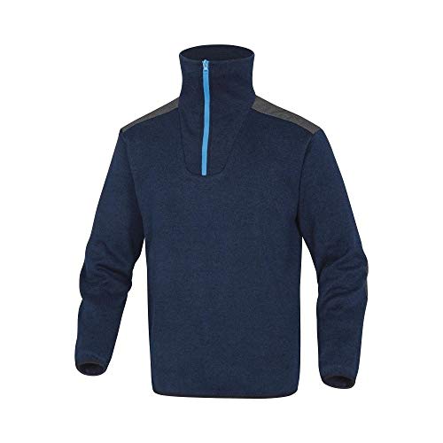 Deltaplus MARMOBMPT Fleece-Pullover Im Polyesterlook, Marineblau, Größe S von Deltaplus
