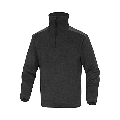 Deltaplus MARMOGRXX Fleece-Pullover Im Polyesterlook, Grau, Größe XXL von Deltaplus