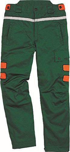 Deltaplus MELE3VETM Waldarbeiterhose - Futter Mit Kettengestrickener Schnittschutz-Komplex, Grün-Orange, Größe M Deltaplus MELE3VETM Waldarbeiterhose - Futter Mit Kettengestrickener Schnittschutz-Komplex, Grün-Orange, Größe M von Deltaplus