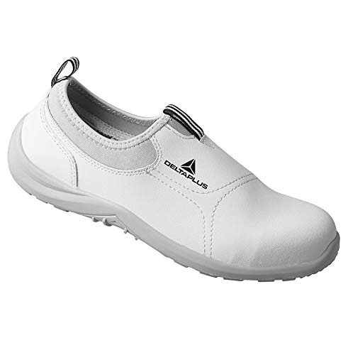 Deltaplus MIAMIS2BC44 Niedrige Schühe Aus Mikrofaser/Pu - S2 Src, Weiß, Größe 44 von Deltaplus