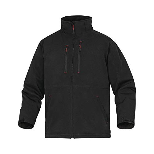 Deltaplus MILT2NOXG Parka Aus Polyester / Elasthan - Wasserdicht Und Winddicht, Schwarz, Größe XL von Deltaplus