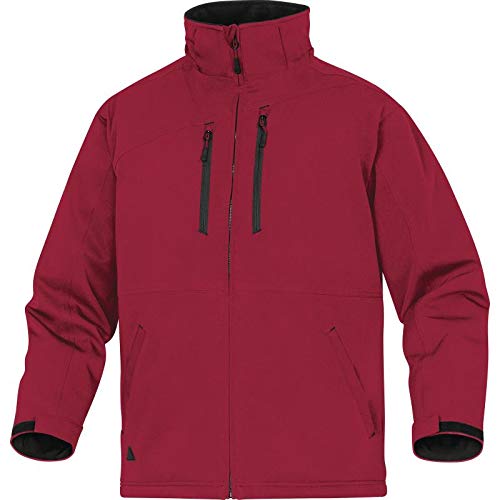 Deltaplus MILT2ROGT Parka Aus Polyester / Elasthan - Wasserdicht Und Winddicht, Rot, Größe L von Deltaplus