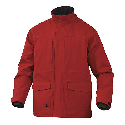 Deltaplus MILTORO3X Parka Aus Polyester / Elasthan - Wasserdicht Und Winddicht, Rot, Größe 3XL von Deltaplus